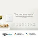 ENER-J Wifi Smart 2 Gang Touch Switch, No Neutral Needed, White Body additional 2