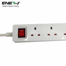 ENER-J 13A SMART Wi-Fi Power Strips with 3 Sockets & 4 USB additional 7