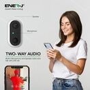 ENER-J Smart Wireless 1080P Battery Camera with Rechargeable batteries, IP65 additional 12