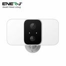 ENER-J Smart Wireless 1080P Battery Camera with Twin Floodlights, 10400mAh Batteries additional 3