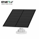 ENER-J 5W Crystal cell Solar Panel with 3M charging cable, IP66 (Compatible with SHA5344 Battery Camera Floodlights) additional 2