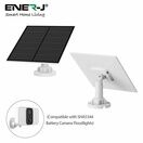 ENER-J 5W Crystal cell Solar Panel with 3M charging cable, IP66 (Compatible with SHA5344 Battery Camera Floodlights) additional 4