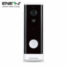 ENER-J Slim Wireless Video Door Bell 5200mah battery, including UK Chime additional 2