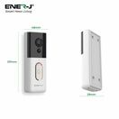 ENER-J Smart Wireless Video Doorbell PRO 2 Series, 9600mah batteries additional 5