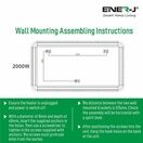 ENER-J Smart WiFi Panel Heater, Tempered Glass 2000W additional 7