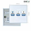 ENER-J Infrared Heating Panel, White Body, 360W 595*595 additional 5