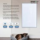 ENER-J  Infrared Heating Panel, White Body, 600W 1005*595 additional 5