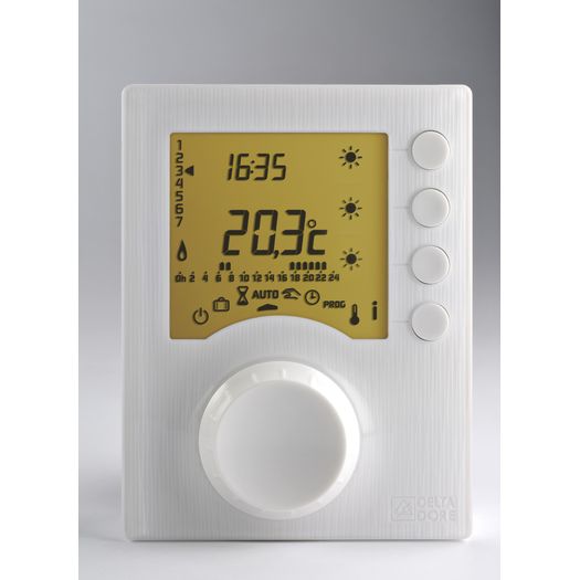 Delta Dore Tybox 437  Wireless programmable thermostat for heating and cooling