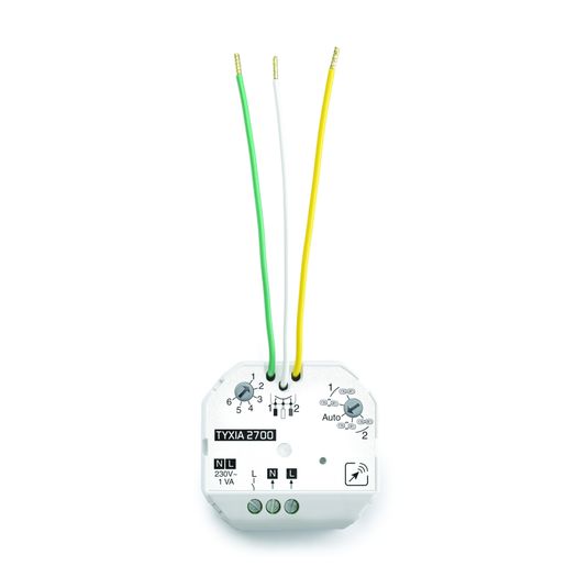 Delta Dore Tyxia 2700 2-Channel Wireless Transmitter For Lighting, Shutters &amp; Scenarios