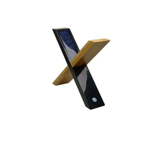 POWERplus Sphynx Solar LED Multifunctional Desklamp - Bamboo &amp; Steel