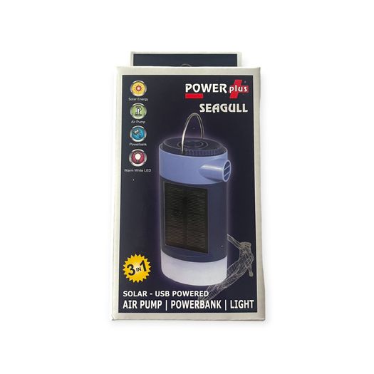 POWERplus Seagull 3 in 1 Air pump, 4,000 mAh Powerbank &amp; Lantern