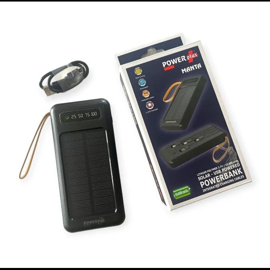 POWERplus MANTA 10,000mAh Solar-Powered USB Powerbank