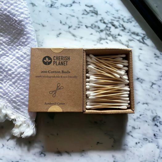 Cherish Planet Bamboo Cotton Buds - 200 Pack