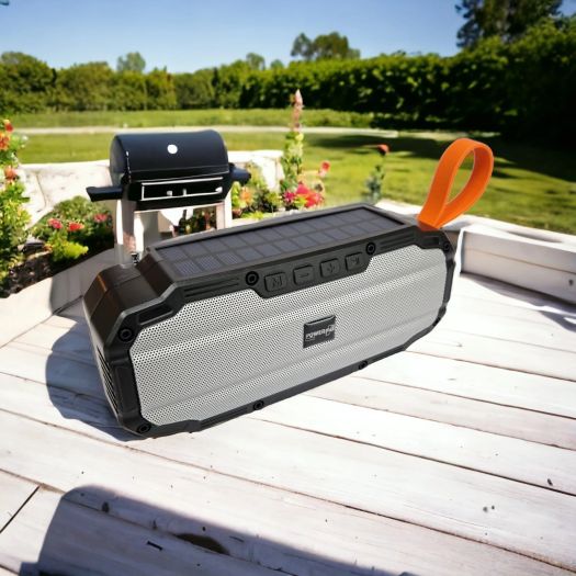 POWERplus Buffalo Solar USB Bluetooth Speaker &amp; Radio