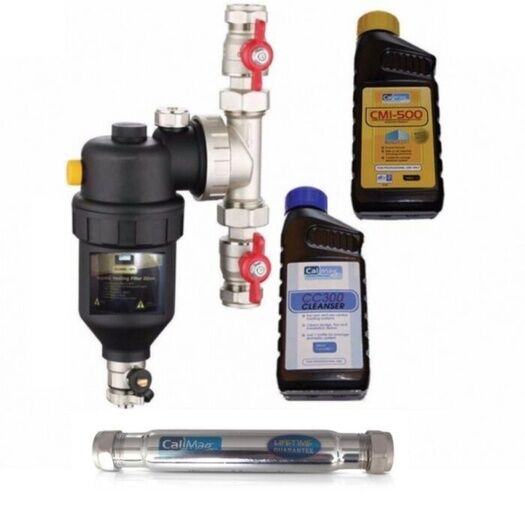 Calmag Magnetic Heating Filter With 15mm Scale Inhibitor &amp; Chemical Pack 22mm