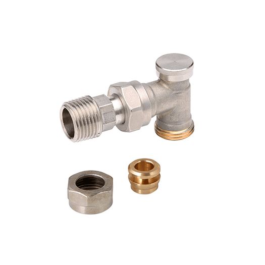 Danfoss RLV-D Angled Lockshield Valve - 15mm