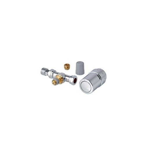 DANFOSS RAS-D2 013G6014 15MM ALL CHROME TRV STRAIGHT