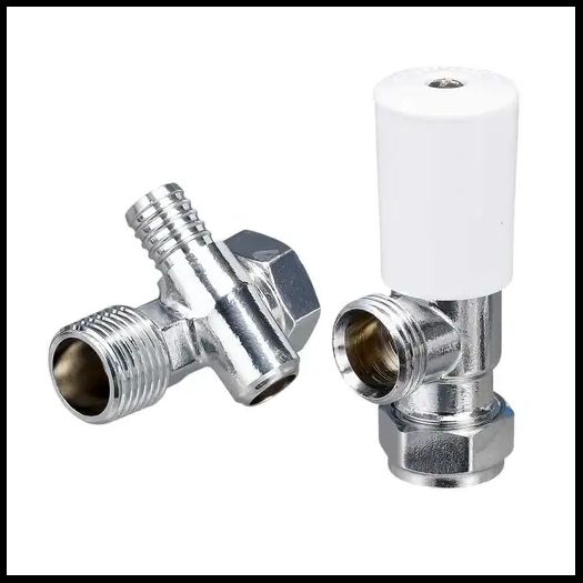 15mm Drayton Angled Manual Radiator Valve With Drain Off
