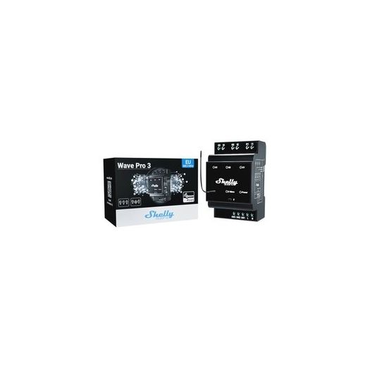 Shelly Qubino Wave Pro 3 3-Channel Smart Switch with Dry Contacts only ...