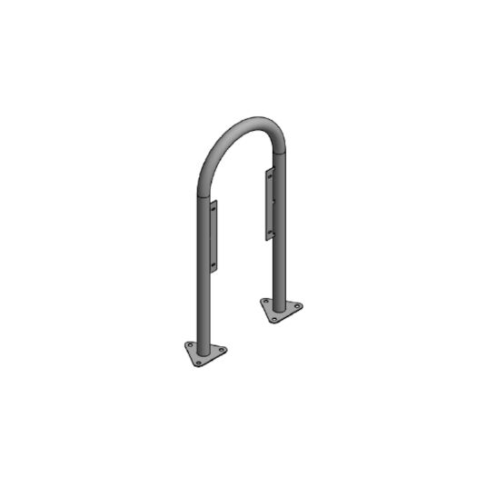 Epark On-Ground Hooped EV Charger Barrier With Sign Fixings