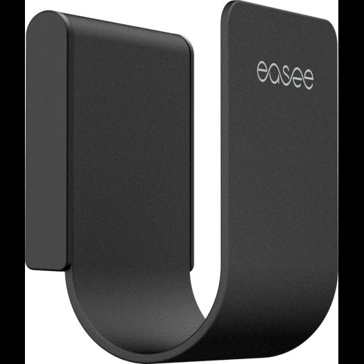 Easee U-Hook Wall-Mounted EV Charging Cable Holder - Black