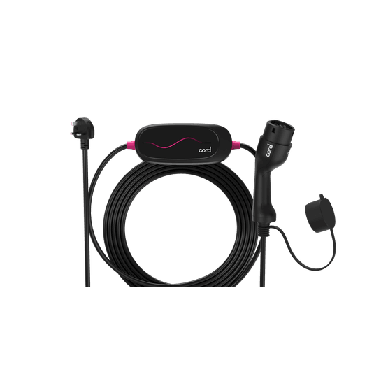 Cord Lite EV Charger 5 metre Black - AC 7.4kW