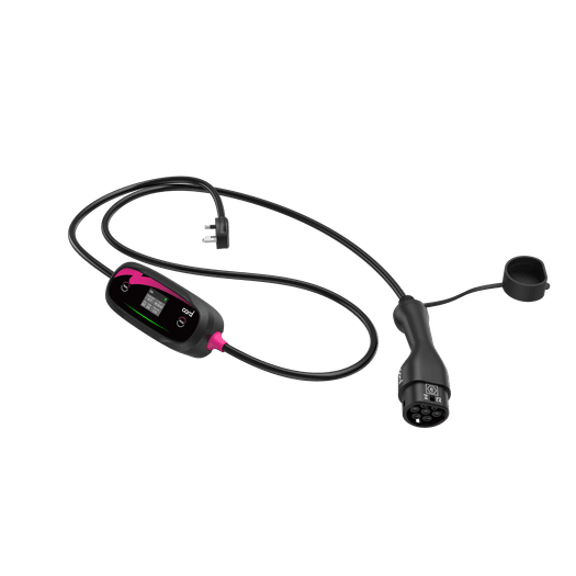 Cord Plus Portable EV Charger Cable 230V 6A-8A-10A Max 2.3kW - UK Plug