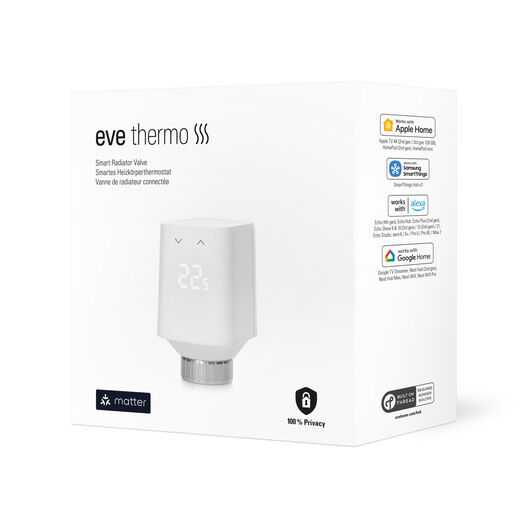 Eve Thermo Smart Radiator Valve (Matter, 5th Generation)