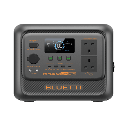 Bluetti Premium 100 V2 Portable Power Station (1024Wh/1800W)