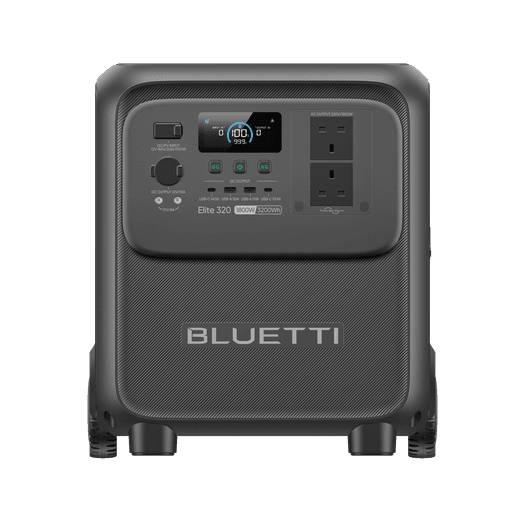 Bluetti Elite 320 Suitcase-Style Portable Power Station (3200Wh/1800W)