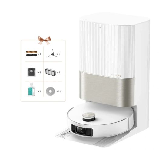 Dreame X50 Ultra Complete Robot Vacuum and Mop in White