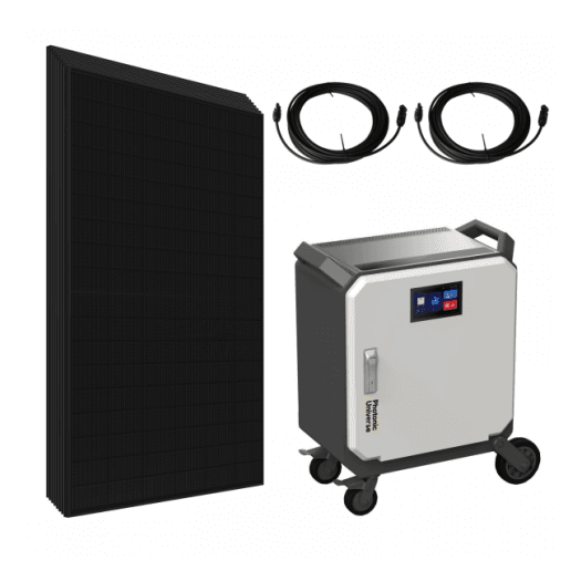 Photonic Universe 5kW Off-grid power system - 5kWh Battery &amp; 3.5kW Solar Power