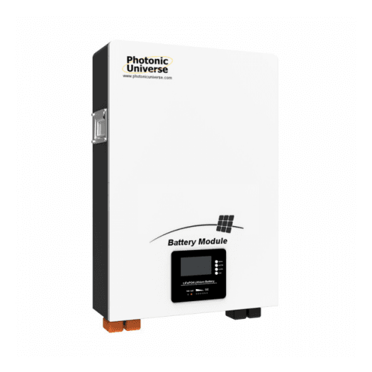 Photonic Universe 51.2V 100Ah 5.12kWh Wall-Mounted LiFePO₄ Battery