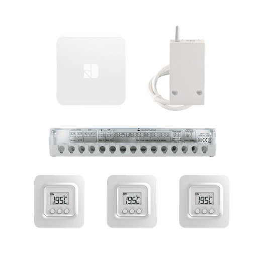 Delta Dore Tybox Control 3 Zone Smart Underfloor Heating Pack