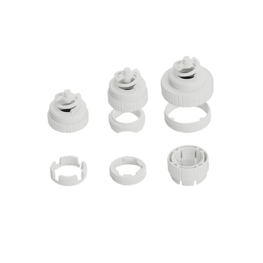 Delta Dore M30 x 1.5 Smart TRV Radiator Thermostat Adapters - Set of 6