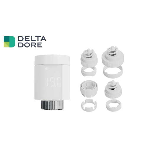 Delta Dore Smart TRV Starter Kit With Adaptors, Tydom Hub &amp; Receiver