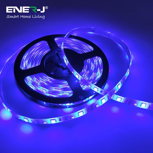 ENER-J Smart WiFi RGB+CCT Changing LED Strip Light - 5m
