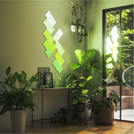 Nanoleaf Interactive LED Modular Wall Light Canvas Starter Kit - Pack of 17