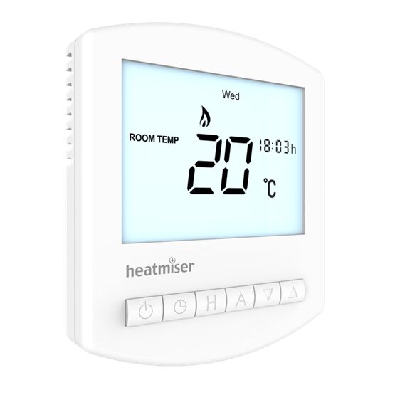 Heatmiser Slimline Battery Powered Programmable Thermostat