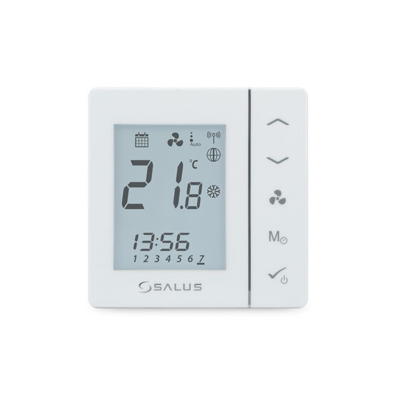 Salus FC600 Digital Fan Coil Thermostat - 230V