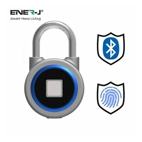 ENER-J Smart Fingerprint padlock with Bluetooth (app)