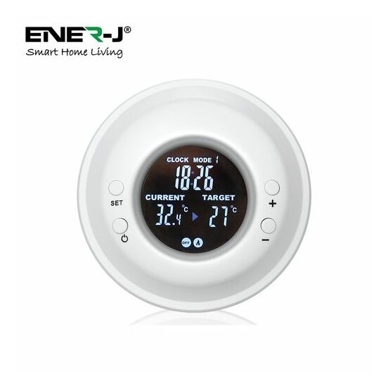 ENER-J RF Thermostat for Infrared heating panel wih UK Plug, Max 3680W