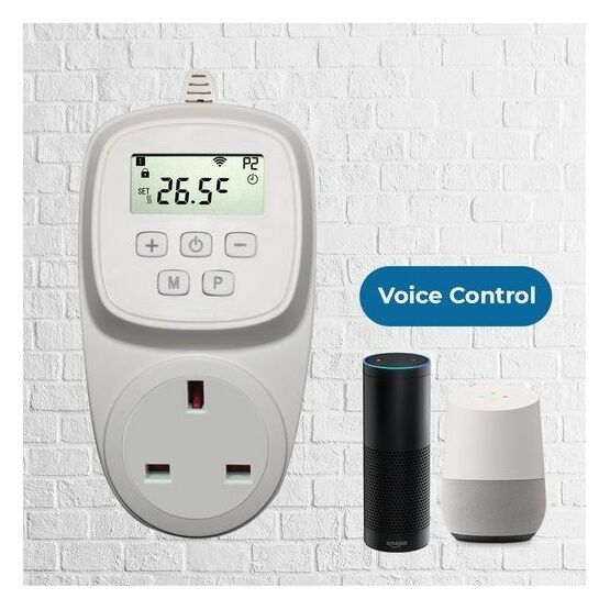 ENER-J Wifi Thermostat for Infrared heating panel with UK Plug, Max 3680W